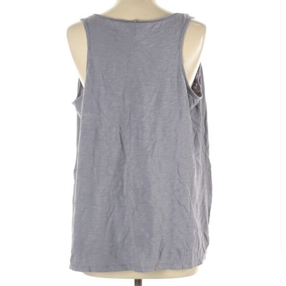 Torrid Premium Grey Scoop Neck Tank Top Tee Sz 0X - Picture 5 of 7